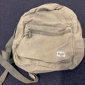 Herschel grey small backpack